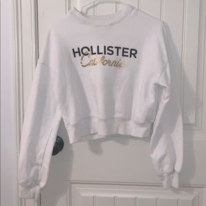 hollister semi cropped sweater